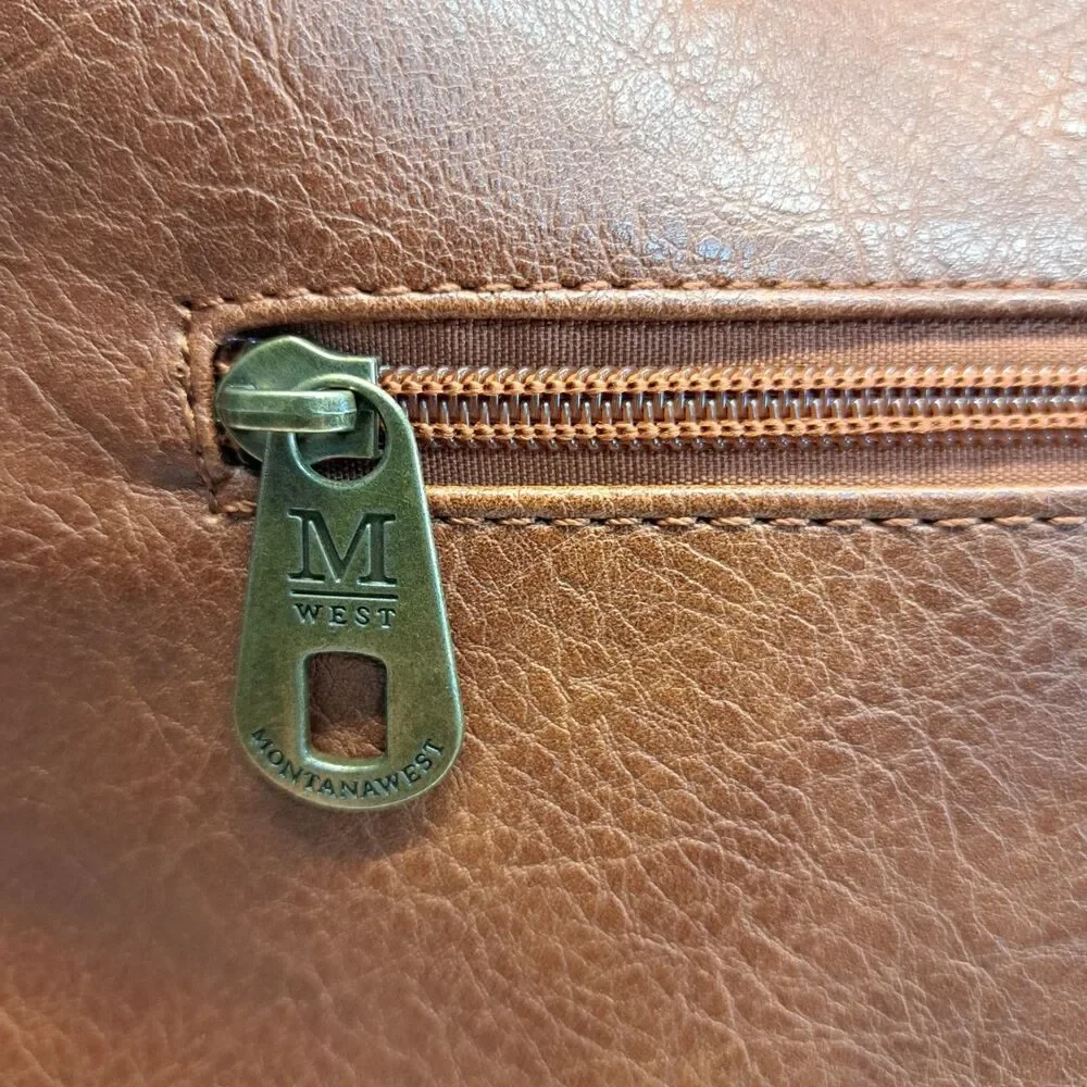 Montana West Hobo Vegan Leather Top Handle Shoulder Bag - Picture 6 of 13